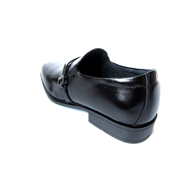 Stacy Adams ABRAM Mens Black 20186-001 Slip Resistant Slip On Dress Shoes 10 M - Picture 9 of 12